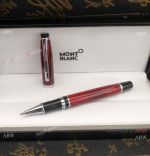 Best Replica Mont Blanc Rollerball Pen Rose Red and Silver Rollerball